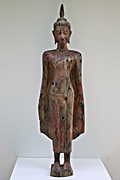 018 Standing Buddha - Wood - H. 1m04, W. 11kg - USD660 -