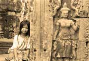 “Elle” inside Preah Khan  temple