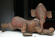 Ganesh in wood -H:37cm, W:66cm - USD490 -