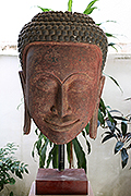 020.Buddha's masque - Post Angkorian Style - Height:1,6m, W:52cm, W: Kg - USD 15000 -