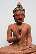33. Sitting Buddha - Wood  - Height: 41cm, W:30cm - USD220 -