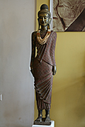 38. Standing Buddha - Post Angkorian Style - wood - Height: 55cm - USD1800 -