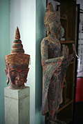 86. Buddha head - Post Angkorian Style - Height: 70 cm, W 27 cm - W:14kg - USD 580 -