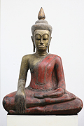 52. Buddha - Wood - H. 47cm, W. 34cm, 7Kg  -  USD450 -