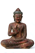 56. Buddha  - Wood - H. 54cm, W. 40cm, 6Kg  -  USD450 -