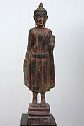 029. Standing buddha - Wood - Height:76cm,W:14cm, W:3KG - USD 310 -
