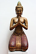 85. Prajnaparamita - Wood - Height: 75 cm, W:27cm W:10kg -750 USD  -